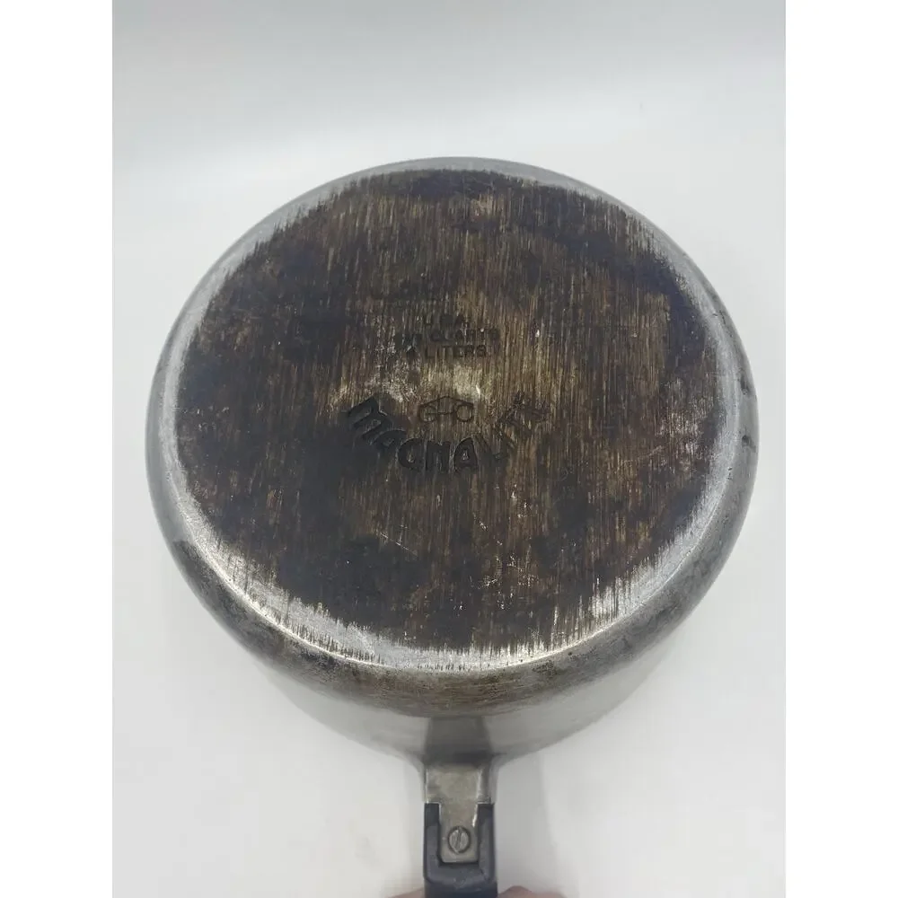 Vintage Wagner Ware MAGNALITE Dual Spout 4.5 Qt Sauce Pan Pot No Lid Cajun 4L